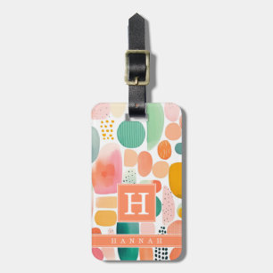 Boho Abstract Art Luggage Tag