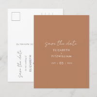 Boho Abstract | Caramel Mocha Save the Date
