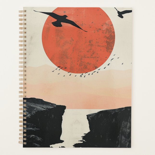Boho Abstract Landscape (12) Planner (Front)