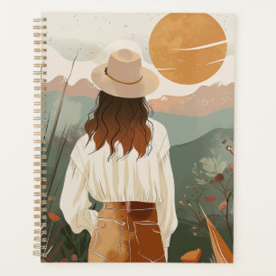 Boho Abstract Landscape (20) Planner