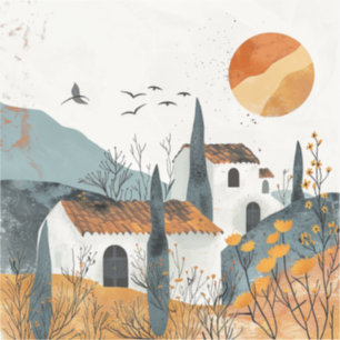 Boho Abstract Landscape (4)