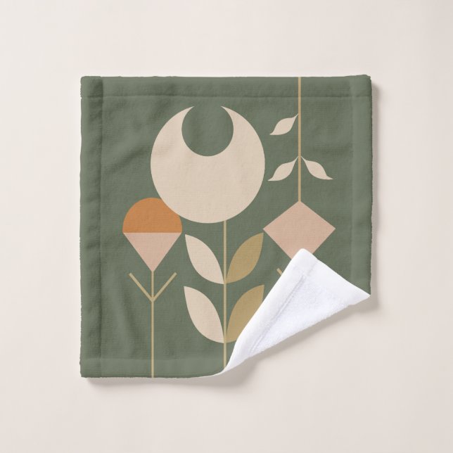 Boho Abstract Lily Wash Cloth (Wash Cloth)