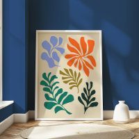 Boho Abstract Matisse Botanical Earthy Modern