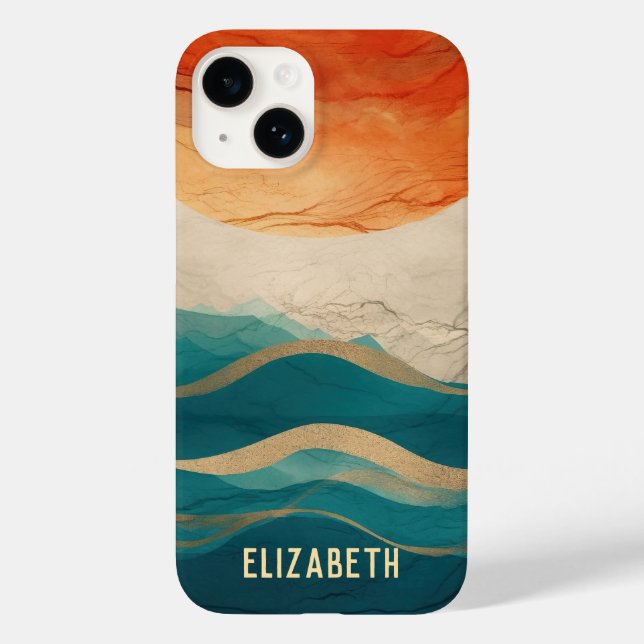 Boho Abstract Pattern Case-Mate iPhone Case (Back)