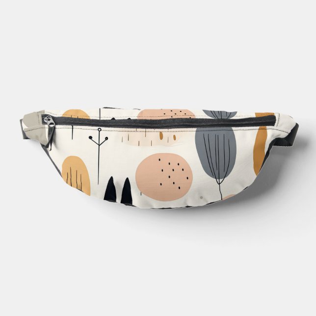 Boho Abstract Retro Popular Collection Bum Bags (Lay Down)