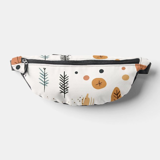Boho Abstract Retro Trendy Collection Bum Bags (Lay Down)