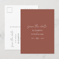 Boho Abstract | Rust Maple Save the Date