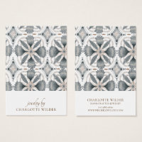 Boho Abstract Shapes Earring Display Card