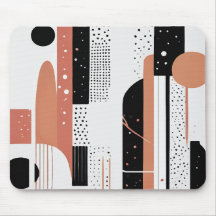 boho abstract terracotta circles and shapes