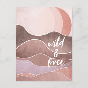 Boho Aesthetic Collage Post Card 031