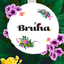 Boho Aesthetic Filipino Bruha Round Key Ring