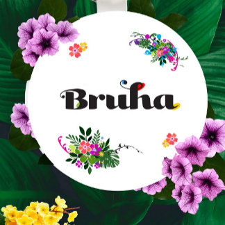 Boho Aesthetic Filipino Bruha Round Key Ring