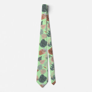 BOHO Aesthetic Pattern A12x4. L Green BG Tie