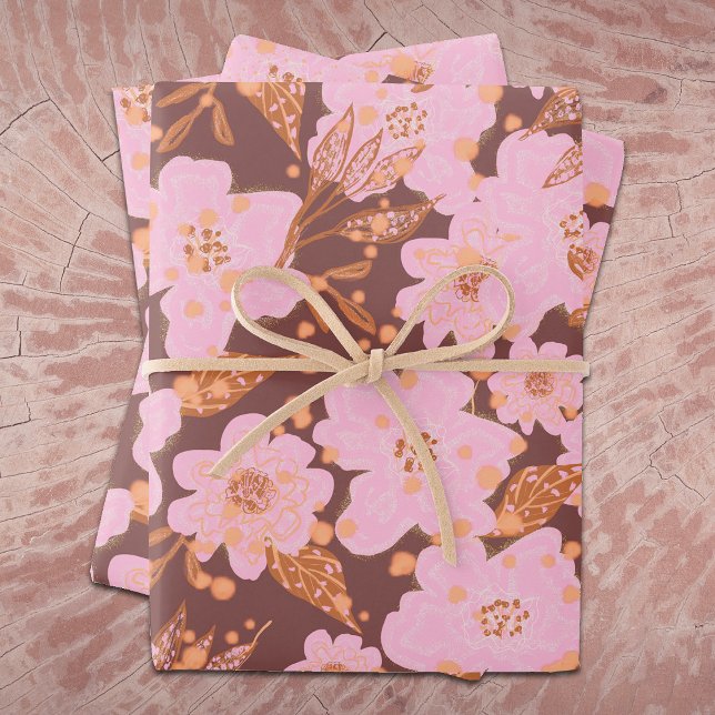 Boho All Occasion Floral 3 Pack Wrapping Paper (Creator Uploaded)