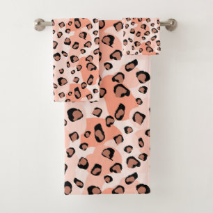 Boho Animal Pattern Bath Towel Set