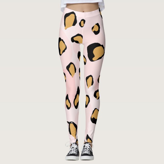 Boho Animal Pattern Leggings (Front)