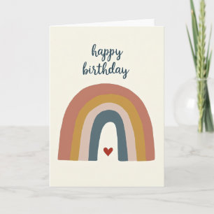 Boho Arch Birthday Card