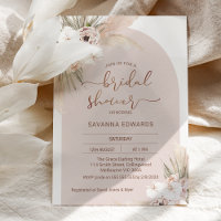 Boho Arch Orchards Pampas Grass Bridal Shower