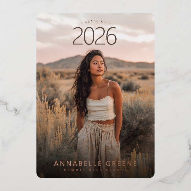 Boho Arch Photo Graduation (Front)