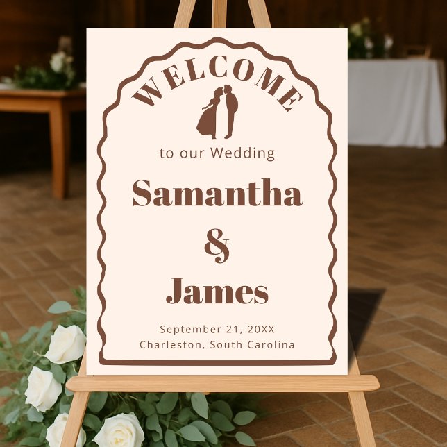  Boho Arch Welcome for Outdoor Ceremonies Acrylic Sign (Creator Uploaded)