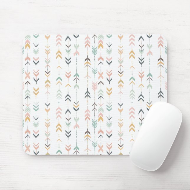 Boho Arrows Mouse Pad (With Mouse)