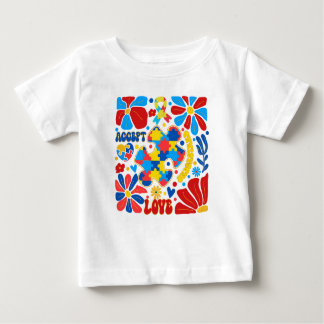 Boho Autism Awareness Baby T-Shirt