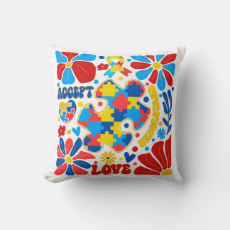 Boho Autism Awareness Cushion