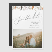 Boho Autumn Wildflower | Save The Date