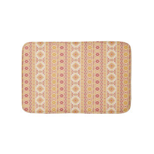 Boho Aztec Mudcloth Bath Mat