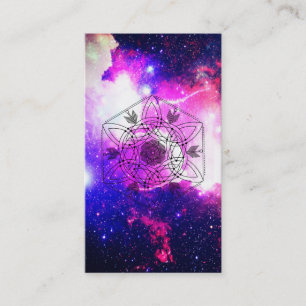 *~* Boho Aztec  Nebula Celtic Tribal Galaxy Business Card