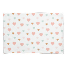 Boho baby girl pastel love hearts