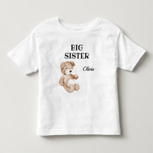 Boho Baby Shower Big Sister Baby, Toddler & Kids T-Shirt