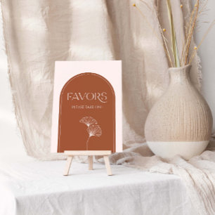 Boho Baby Shower Favours Table Sign