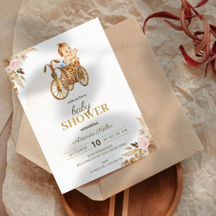 Boho Baby Shower Invitation