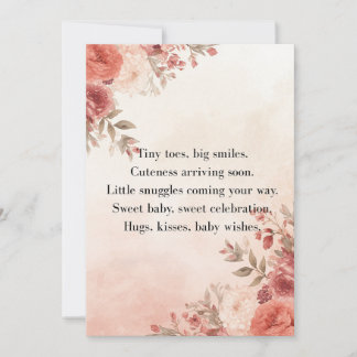 Boho Baby Shower Invite Pastel Theme