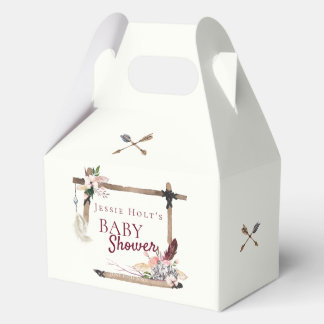 Boho Baby Shower Southwestern Arrow Favour Box