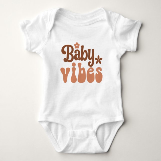 Boho Baby Vibes  Baby Bodysuit (Front)