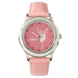 Boho Ballerina Ballet Tutu Girl Practice Pink Watch