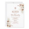 Boho Baptism Spanish Invitation