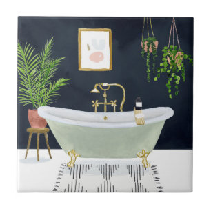 Boho Bath I Tile