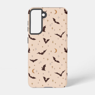 Boho Bats and Stars Halloween Pattern Samsung Galaxy Case