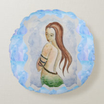 Boho Beach Mystical Mermaid Watercolor 