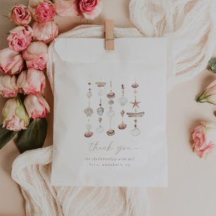 Boho Beach Shell Baby Shower Favour Bags