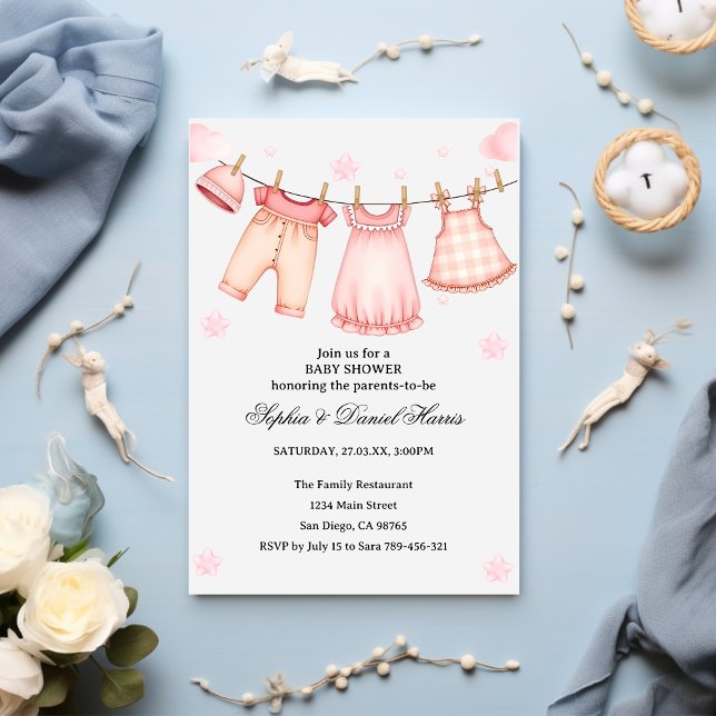 Boho Bear Baby Shower Invitation (Creator Uploaded)