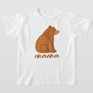 Boho Bear Mama T-Shirt