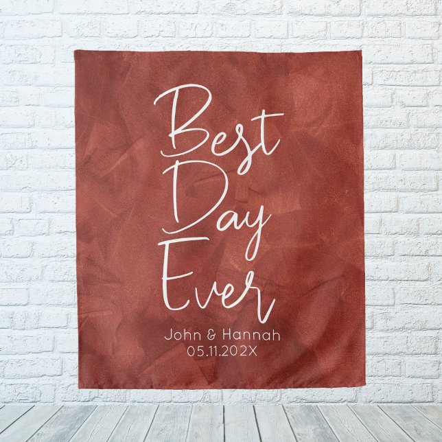 Boho Best Day Ever Backdrop Wedding Tapestry (Boho Best Day Ever Backdrop Wedding
)