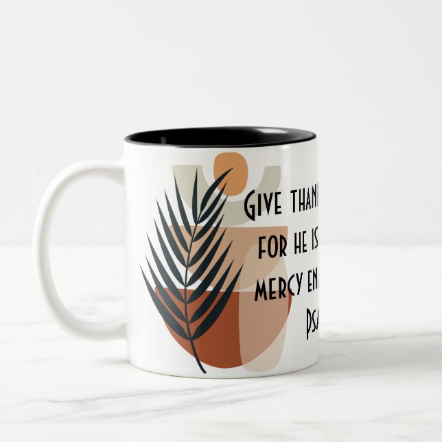 BOHO Bible Verse Coffee Mug (Left)