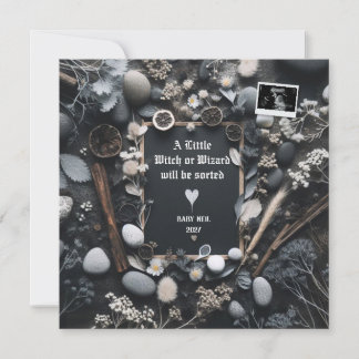 Boho Black Pregnancy Announcement |  Baby Reveal 