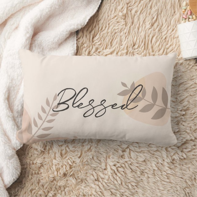 Boho Blessed  Lumbar Cushion (Blanket)