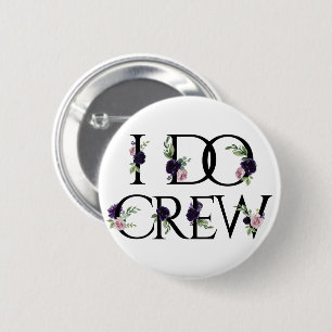 Boho Bling Bachelorette Bridal Party I Do Crew 6 Cm Round Badge